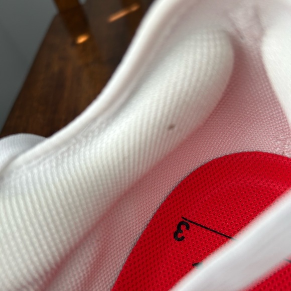 Size 13 Men's Jordan Delta 3 Low White/Chile Red-Black (DN2647 160) - Picture 8 of 8